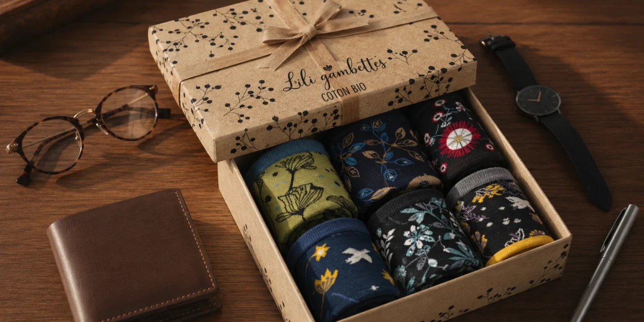 Fête des Pères Cadeau Original – Chaussettes Liligambettes