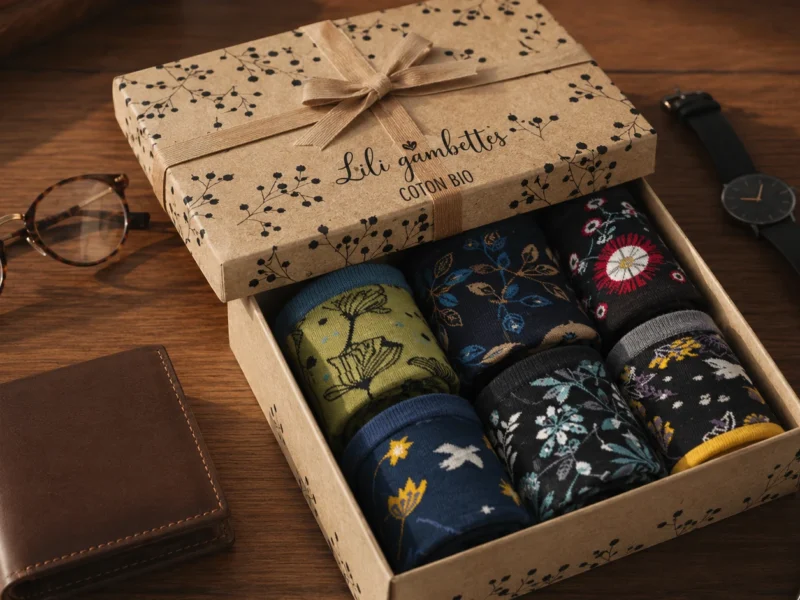 Fête des Pères Cadeau Original – Chaussettes Liligambettes