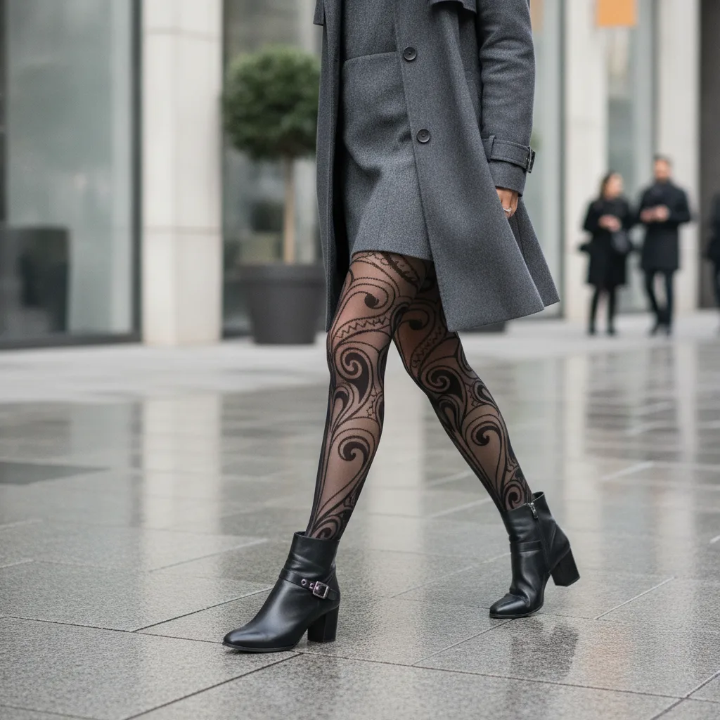 collants comme accessoire de mode