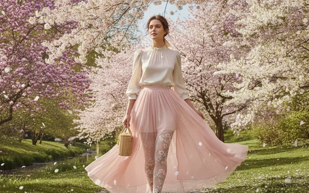 Collants fantaisie printemps | 8 looks de mi-saison