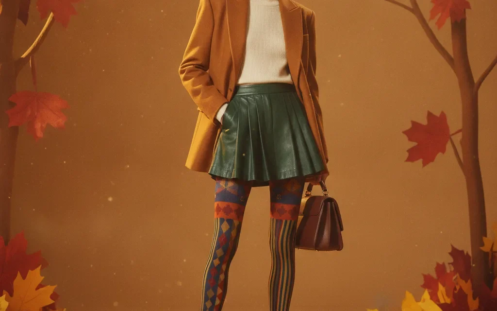 Collants motifs géométriques tenue | Guide style