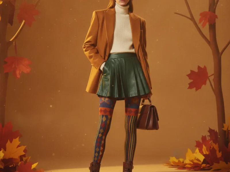 Collants motifs géométriques tenue | Guide style
