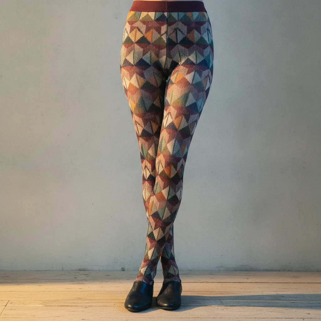 collants motifs géométriques tenue collants motifs géométriques tenue