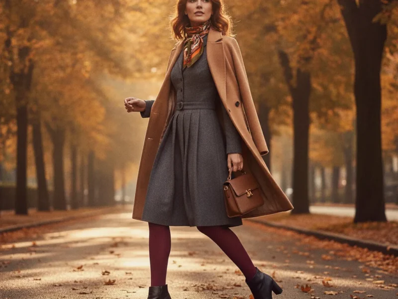 Collants opaques couleur look | Guide style automne-hiver