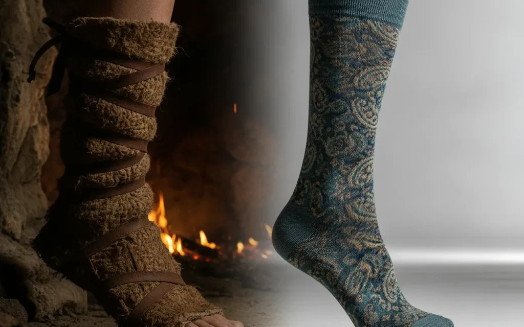 Histoire de la chaussette | De la peau de bête au créateur