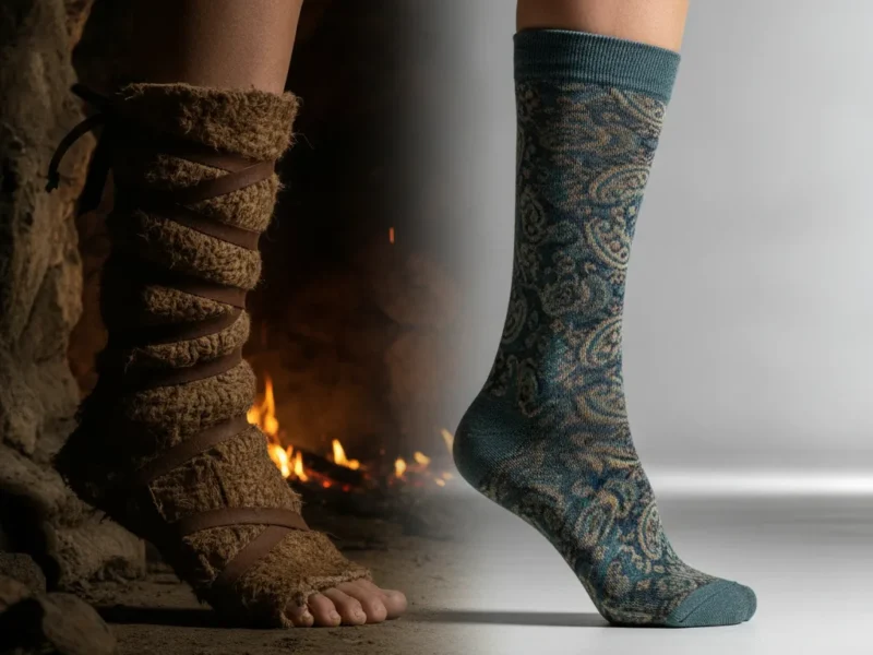 Histoire de la chaussette | De la peau de bête au créateur