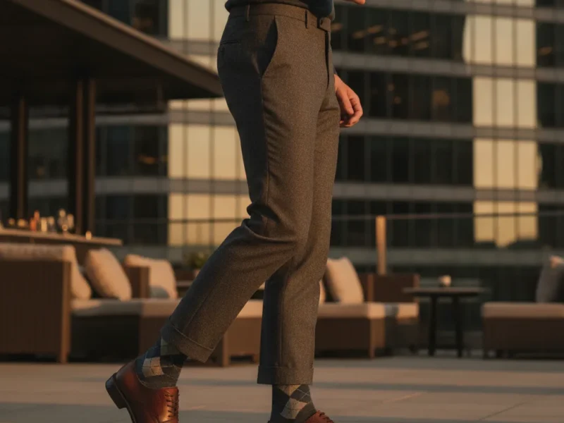 Chaussettes fantaisie homme casual chic, guide 2026