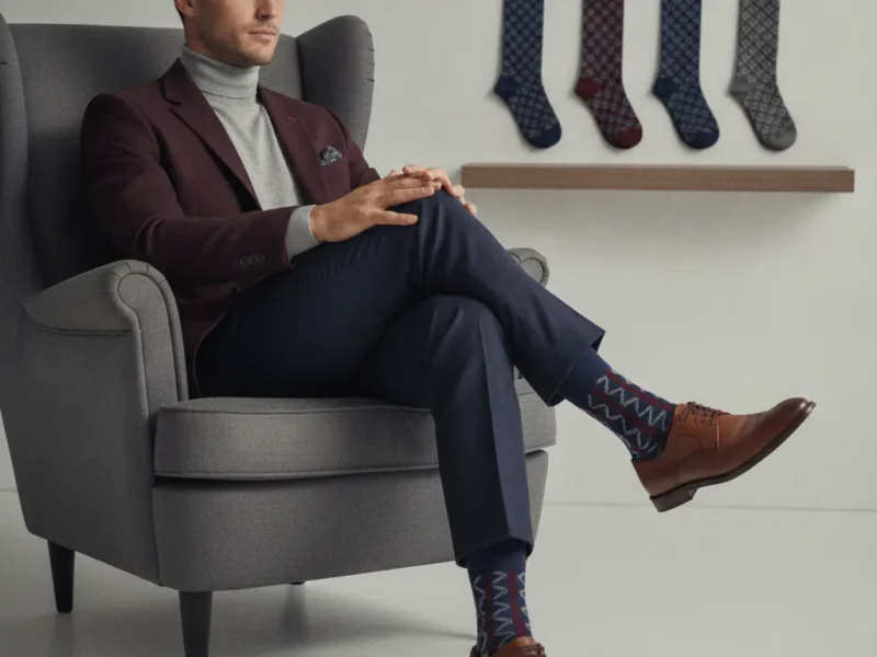 Chaussettes motifs homme tendance – guide de style 2026
