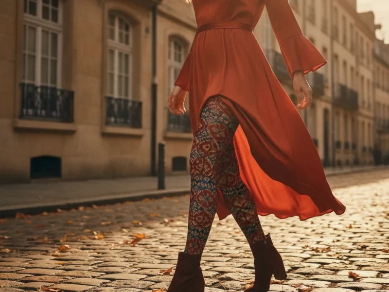 Collants fantaisie et bottines | Guide de style