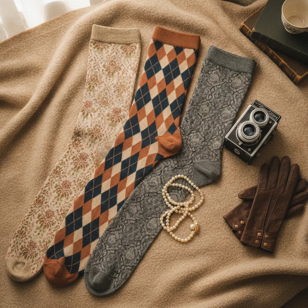 style rétro vintage collants